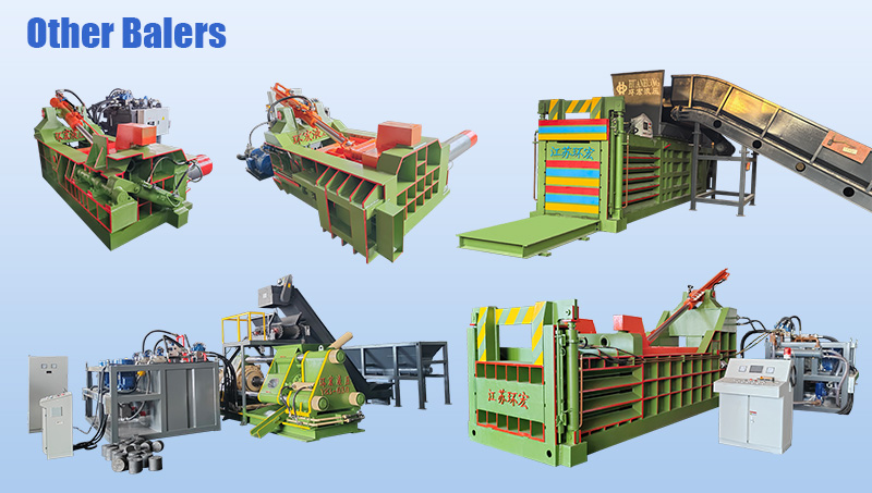 hydraulic scrap baler المكبس الآخر 1