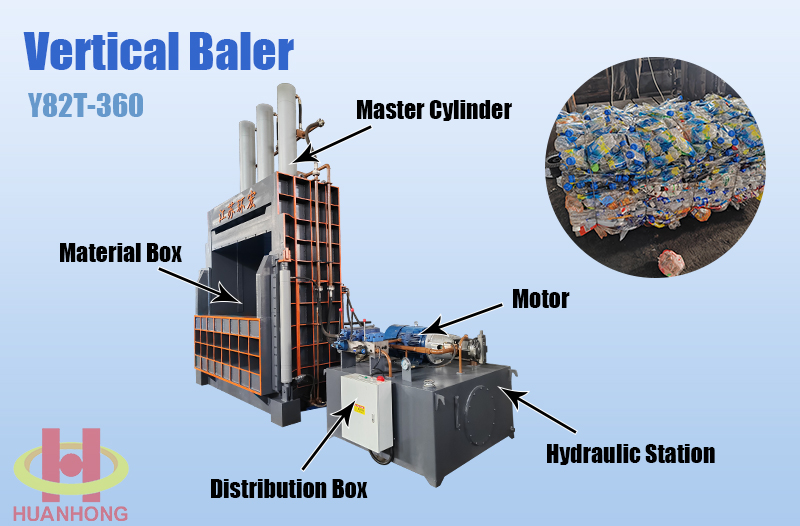 vertical baler المكبس العمودي