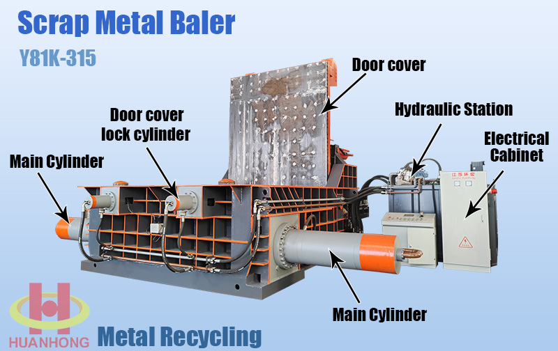 metal baler المكبس المعدني