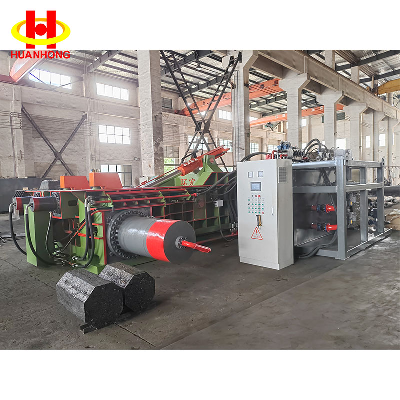 مكبس معدني هيدروليكي عالي الأداء بقدرة 500 طن لضغط خردة الفولاذ والألومنيوم والنحاس