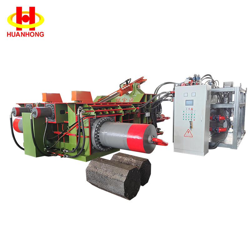 التلقائي النفايات الصلب الألومنيوم خردة المعادن الهيدروليكية الضغط المكبس