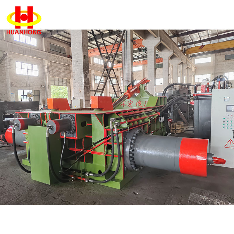 التلقائي النفايات الصلب الألومنيوم خردة المعادن الهيدروليكية الضغط المكبس