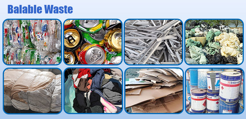 Y82T-160 تطبيق مكبس الخردة المعدنية العمودي 1