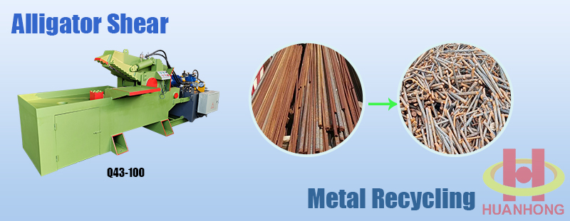 تطبيق قطع التمساح المعدني Q43-100 1