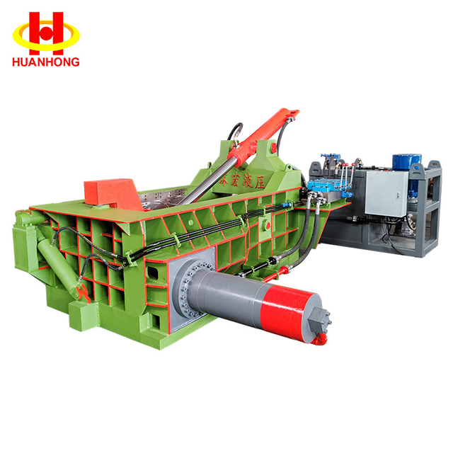 160 طن أوتوماتيكيًا لتحويل النفايات المعدنية الخردة الفولاذية مكبس المكبس